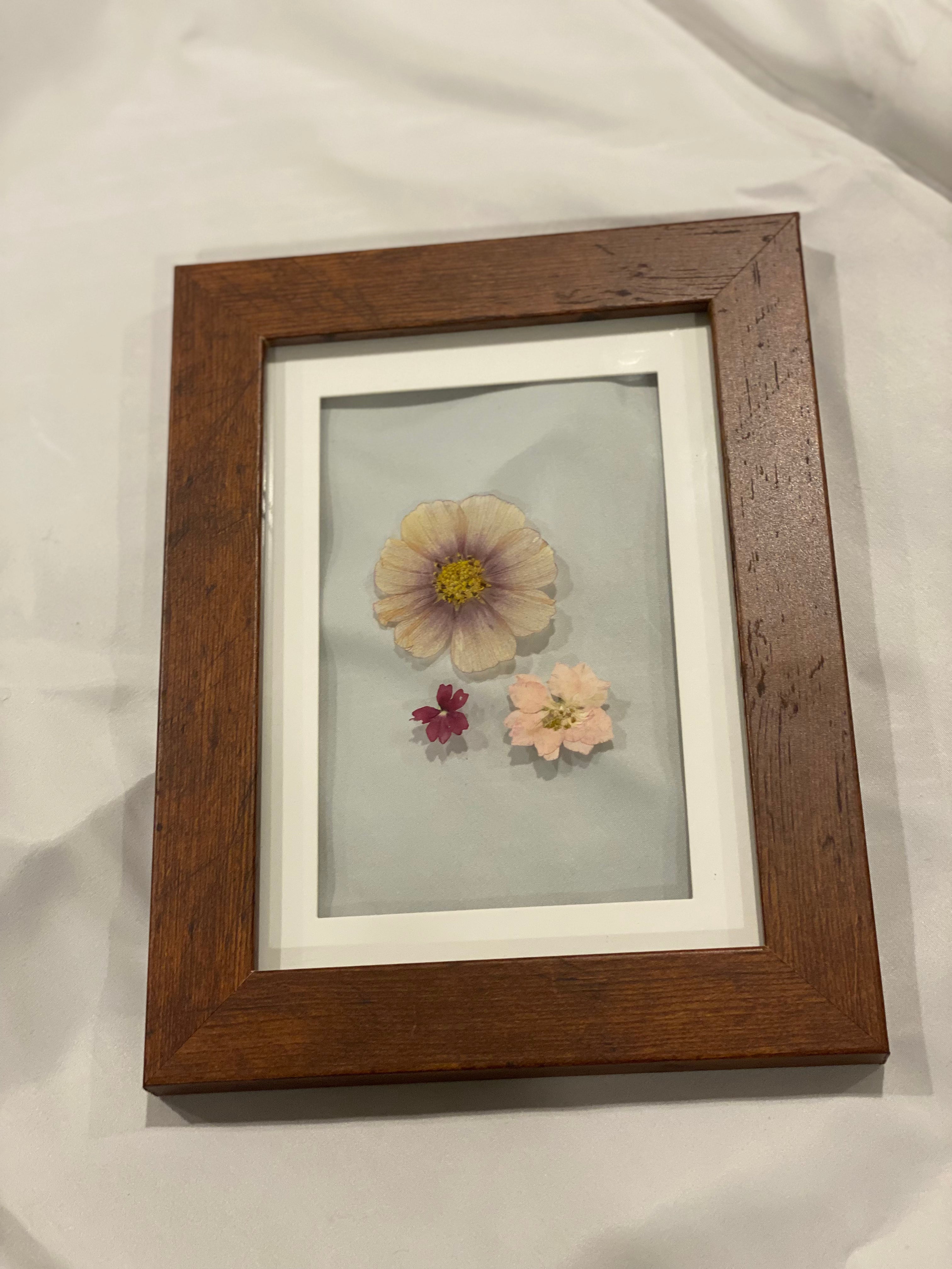 Flower Frame-Purple/Magenta